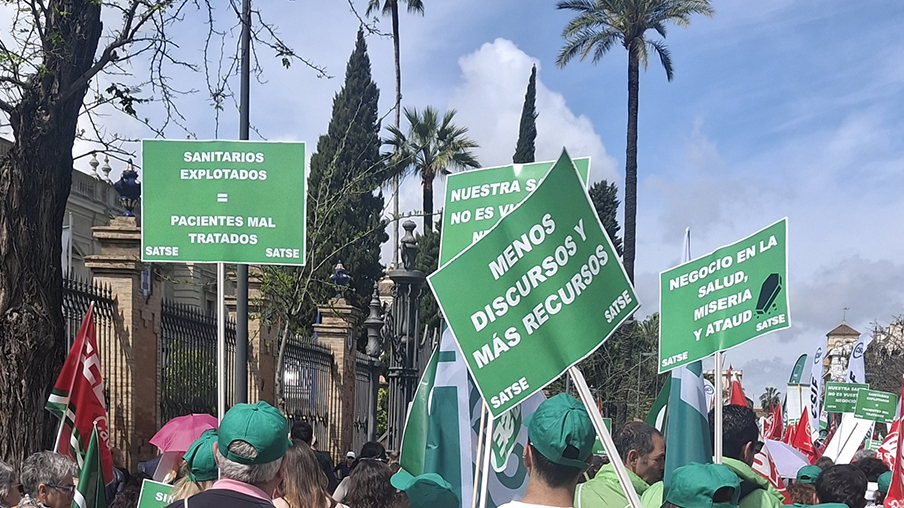 carteles manifestación
